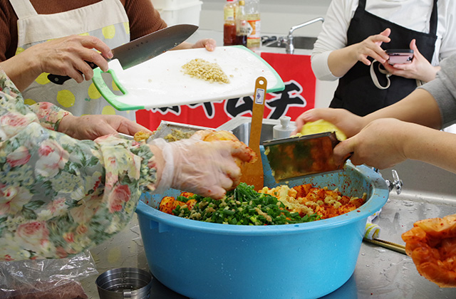各務原キムチ漬け講習会の写真