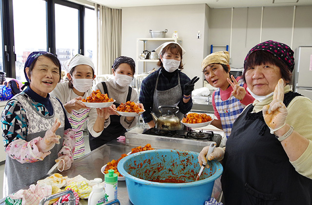 各務原キムチ漬け講習会の写真