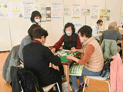フレイル予防イベント「健康マージャン」参加者
