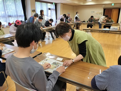 過去にレインボータイムで行ったワークショップのようす