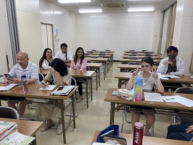 日本語教室のようす