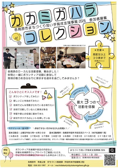 まちづくり担い手育成支援事業2026「各務原コレクション」