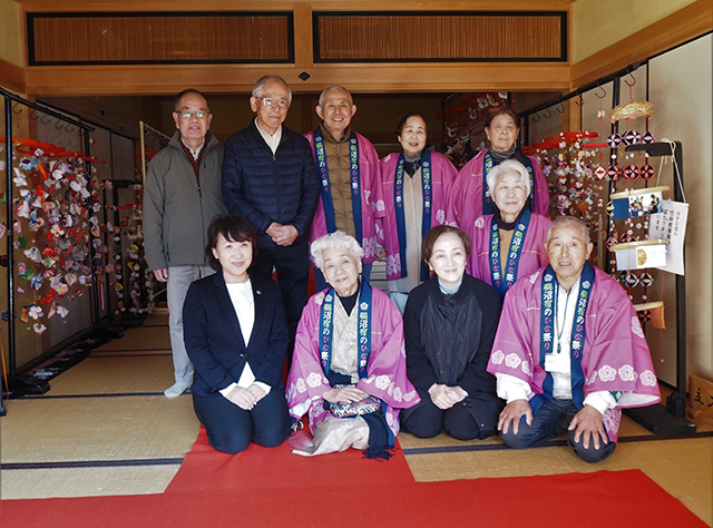 鵜沼宿のひな祭りの写真