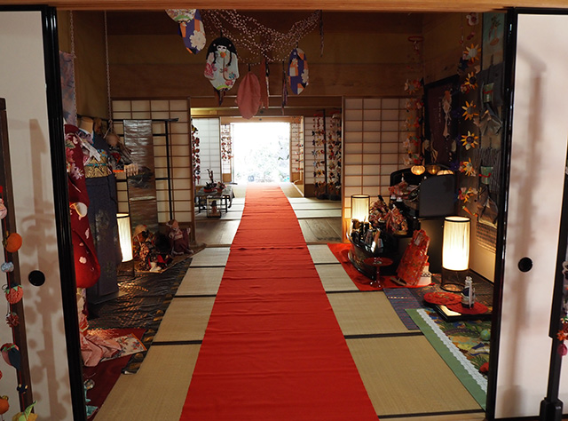 鵜沼宿のひな祭りの写真