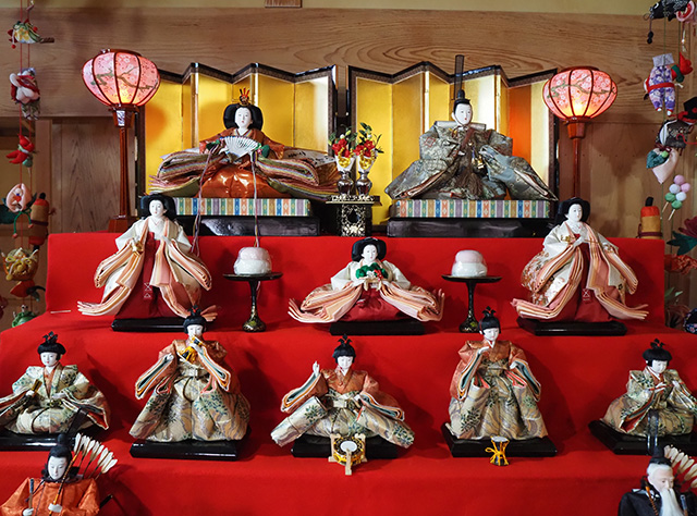 鵜沼宿のひな祭りの写真