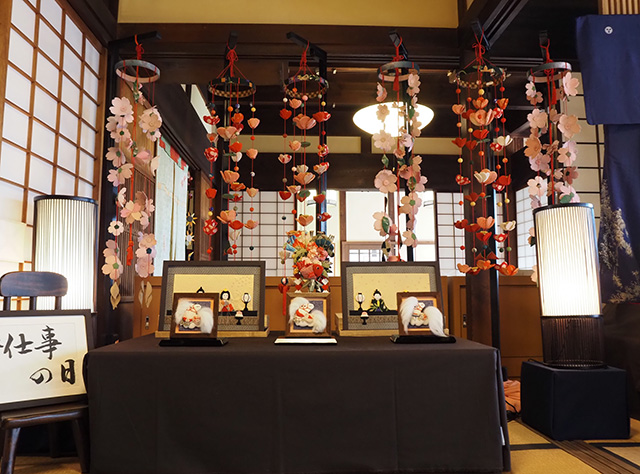 鵜沼宿のひな祭りの写真