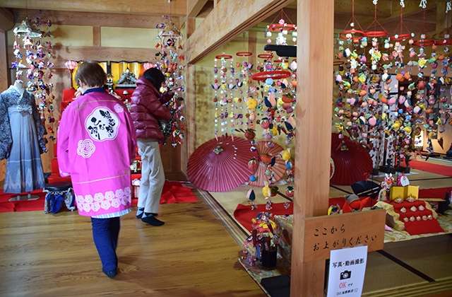 鵜沼宿のひな祭りの写真