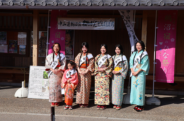 鵜沼宿のひな祭りの写真