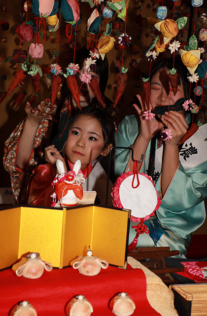 鵜沼宿のひな祭りの写真