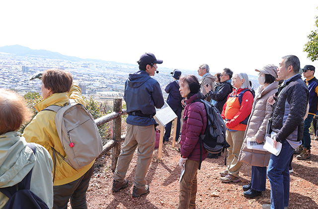 野外セミナー「伊木山から鵜沼城を望む！」の写真