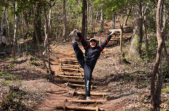 野外セミナー「伊木山から鵜沼城を望む！」の写真