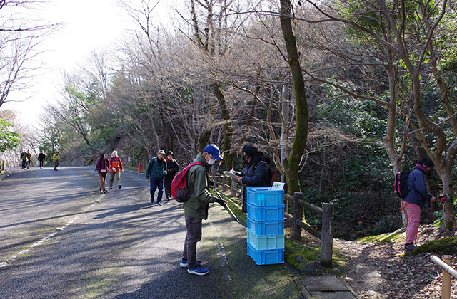 野外セミナー「伊木山から鵜沼城を望む！」の写真