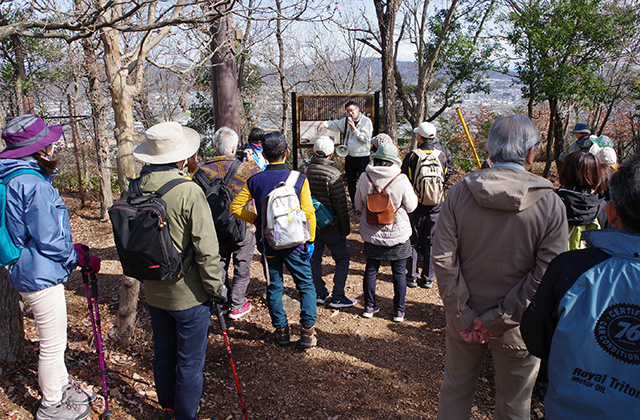 野外セミナー「伊木山から鵜沼城を望む！」の写真