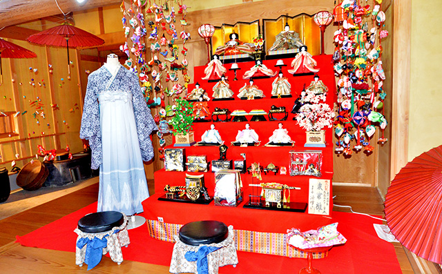 鵜沼宿のひな祭りの写真