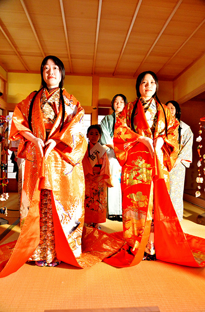 鵜沼宿のひな祭りの写真