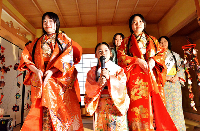鵜沼宿のひな祭りの写真