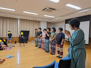 あいさつのようす