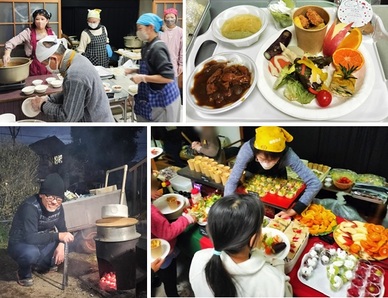 ふれあい食堂おたのしみかいのようす