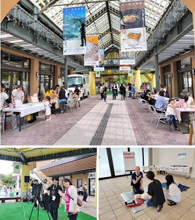 上映会とメンバーのようす