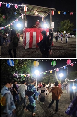 加佐美神社納涼盆踊り2025のようす