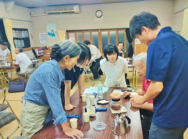 雄飛地区社会福祉協議会での福祉の人材発掘事業のようす