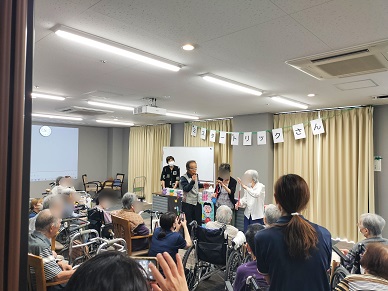 マジックショーのようす