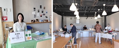 さんしゃいん食堂でのようす