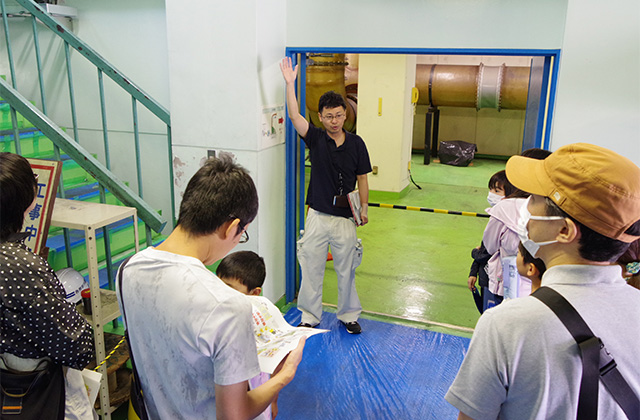 親子で探検！水道施設のひみつ 水道施設見学会の写真