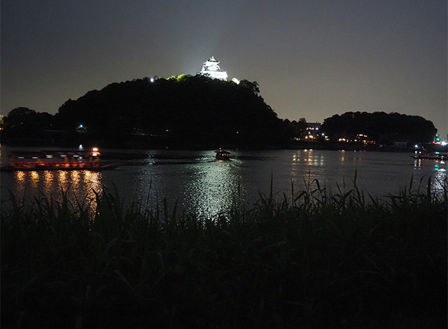 日本ライン夏まつりロングラン花火の写真