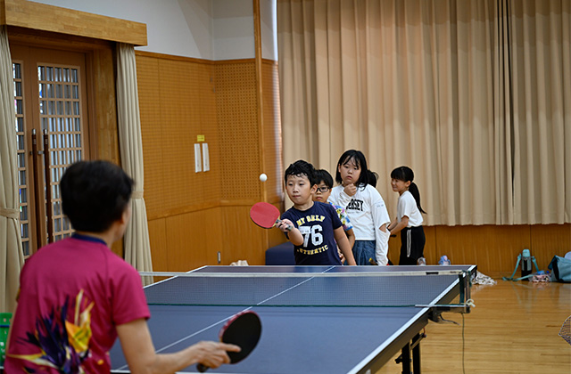 元気いっぱい 卓球でたのしもうの写真