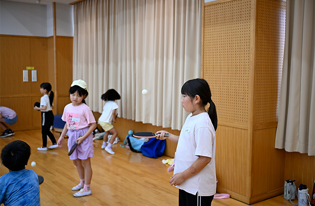 元気いっぱい 卓球でたのしもうの写真
