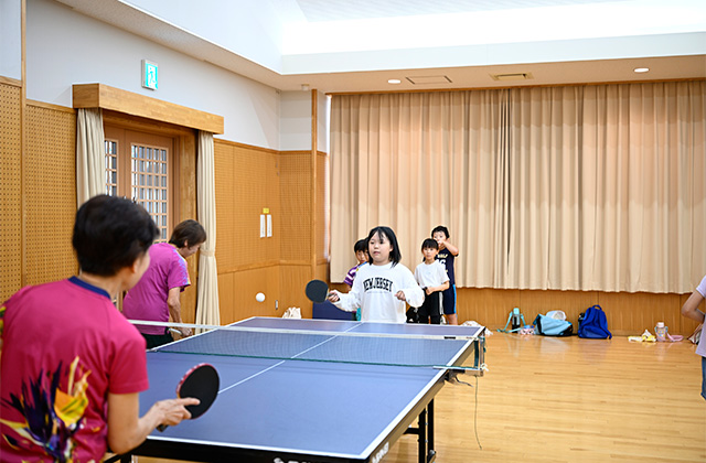 元気いっぱい 卓球でたのしもうの写真
