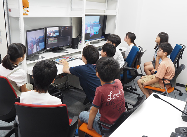 かかみがはら寺子屋事業マスコミコースの写真
