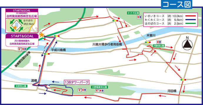 ウォーキングコース図