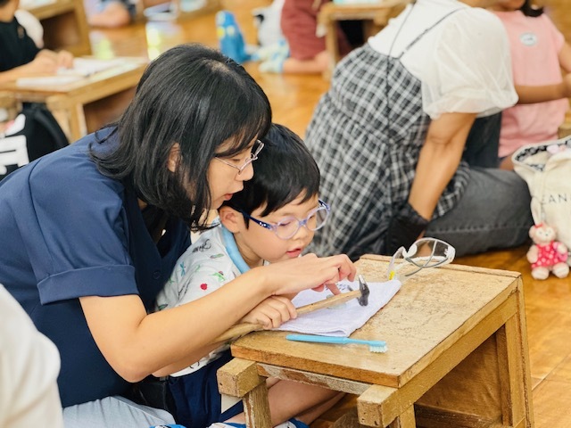 どんな化石が出てくるかな？