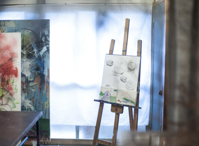 ドライフラワーと絵画教室 siroi3