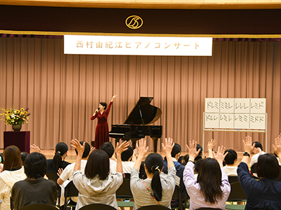 ピアノコンサートの様子