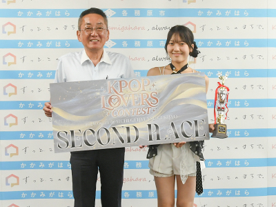大会結果を報告する田島さん